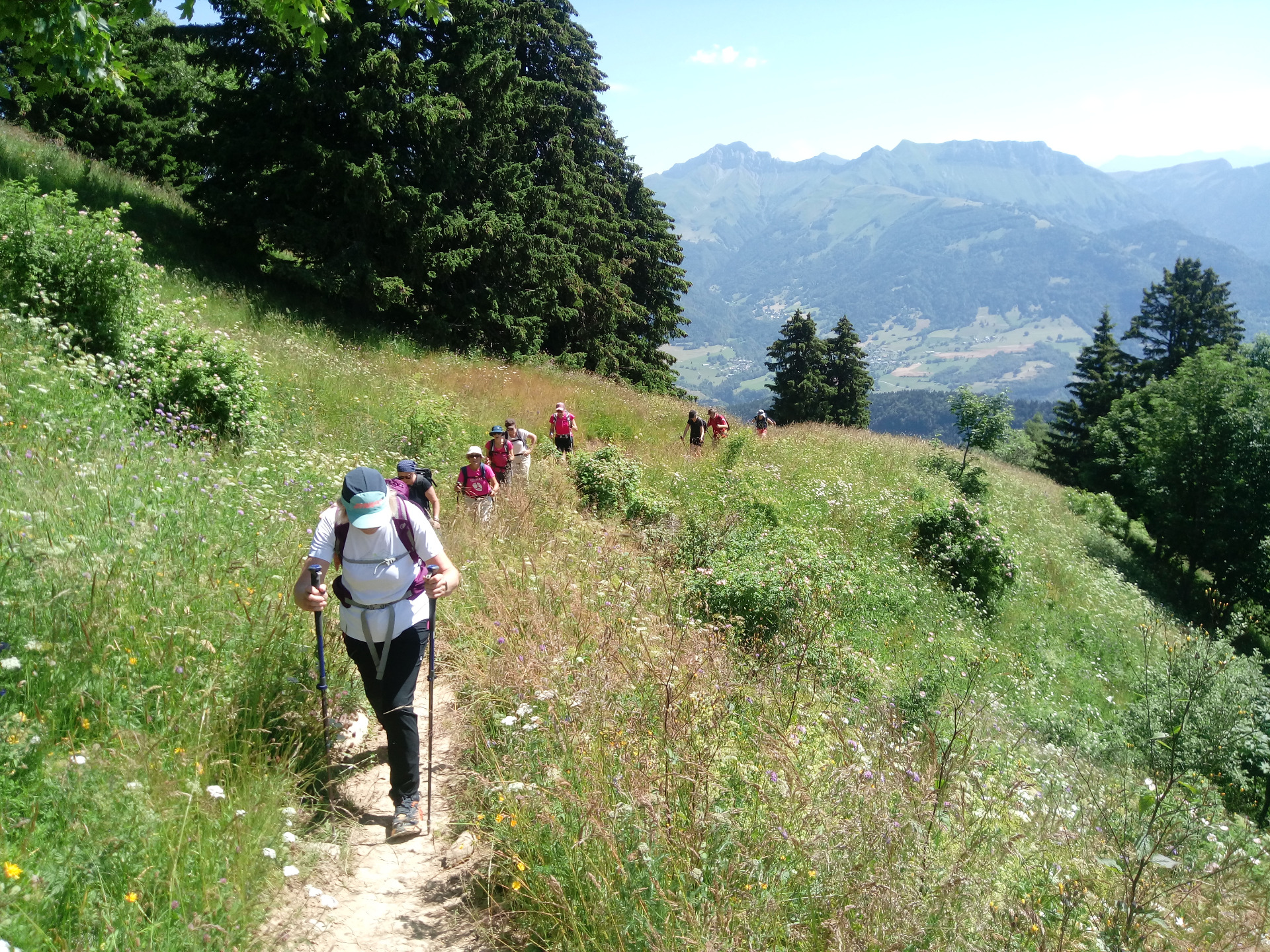 En montant de La Fullie au col de cochette, ça grimpe...